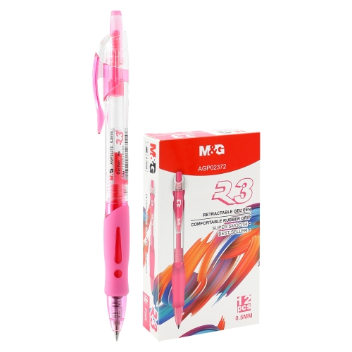 Gel pen M&G R3 - pink ink
