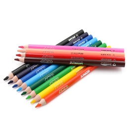 Crayons Ocean World triangular JUMBO 12pcs (2)