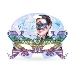 Lace mask Rainbow butterfly (1)
