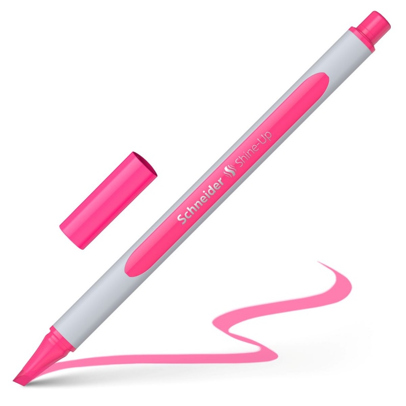 Zvýrazňovač SCHNEIDER Shine-Up - fluo ružová