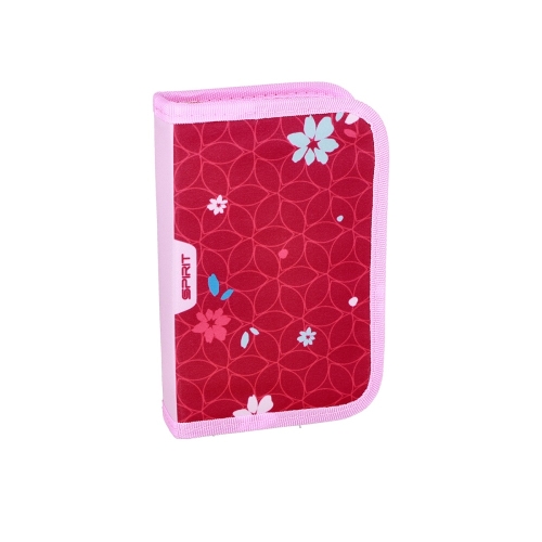 Pencil case 1-story, 2 flaps, full, 28-pcs - ABS Lilly