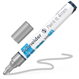 Schneider Paint-It 320 Acrylic Marker 4 mm - silver