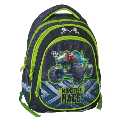 Školský batoh Maxx Play, Monster Race