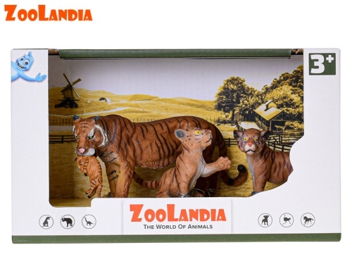 Zoolandia tiger s mláďatami v krabičke
