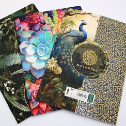 A4 Notebook, 40 Sheets - Lined 444 - Exclusive - Botanica (3)