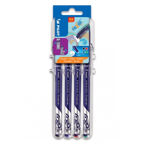 Pilot Frixion Fineliner Basic 0.45mm, set of 4 pcs (1)