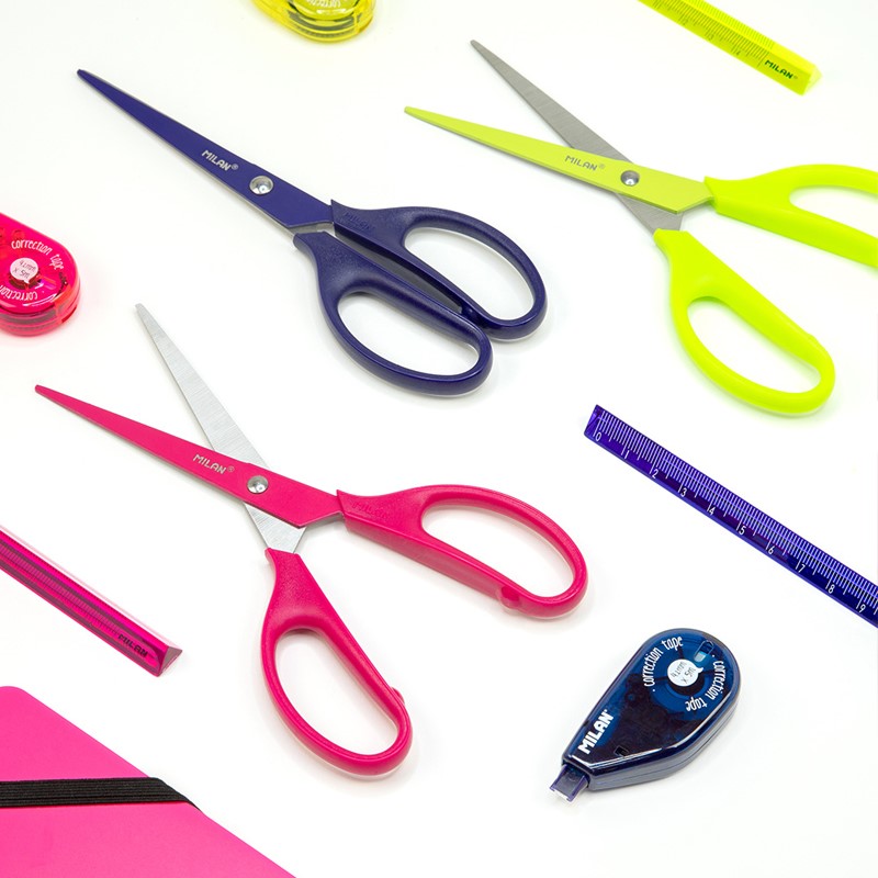 MILAN office scissors Acid Edition yellow - blister (3)