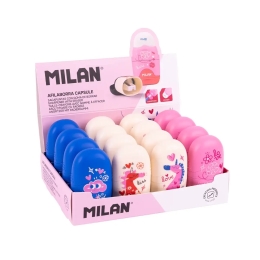 Eraser + grater MILAN Capsule FlowiCorn (mix /price 1pc)