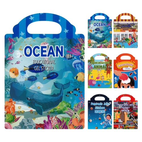 Gel sticker book (mix of motifs)