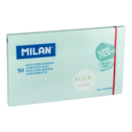 Glue block MILAN Pastel 76 x 127 mm 90 l., blue