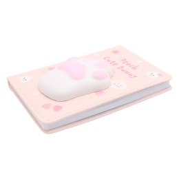Children's notebook 127 x 175 mm, 80 sheets, soft PU cover - Cat Paw (1)