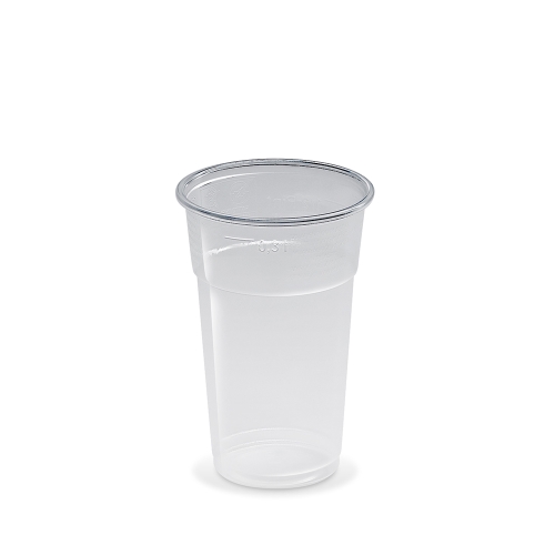 Transparent cup 0.3 l, extra strong 50 pcs (PP)
