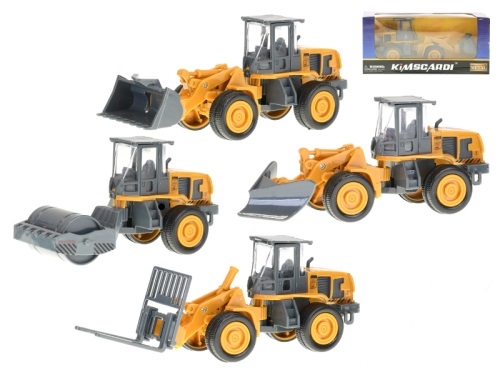 4asstd 12-15cm free wheel construction car in WBX