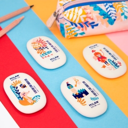 Display box 16 oval 1416 erasers Story Time special series (2)