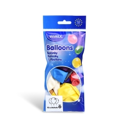 Balón M 25 cm, metalický /10 ks/ (1)