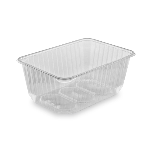 Miska hranatá priehladná 1200 ml (PP) /50ks/