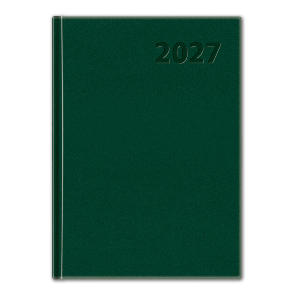 Diár 2027 denný A5 Manager - zelený