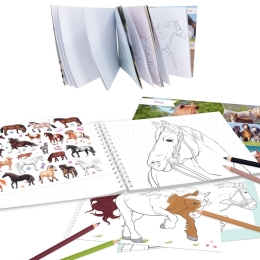Coloring page Miss Melody - Horses (1)