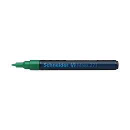 Paint marker, 1-2 mm, SCHNEIDER "Maxx 271", green