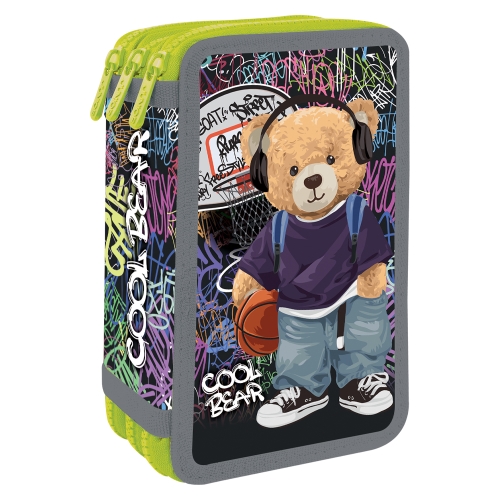 Pencil case empty - 3 bunk JUNIOR S8 - Cool Bear