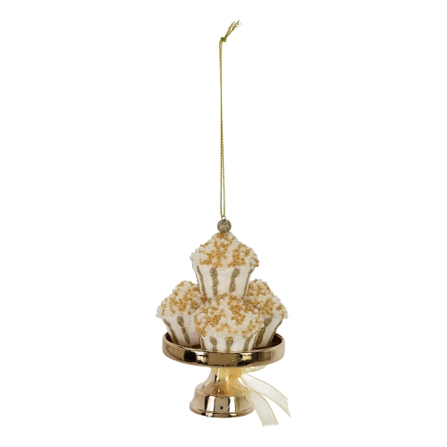 CUPCAKE HANGDECO 12CM GOLD
