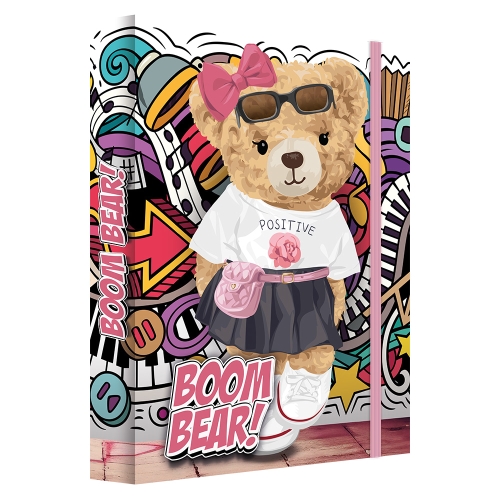 Box na zošity A4 Jumbo MAX JUNIOR S9 - Boom Bear - medveď