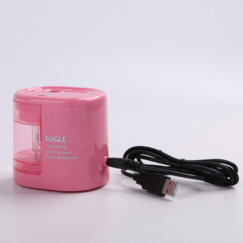 Strúhadlo elektrické EAGLE EG-5161 USB, dva otvory - ružová