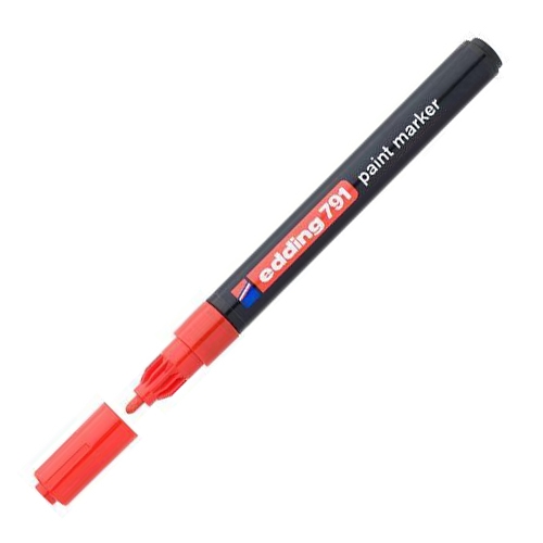 Paint marker Edding 791 red