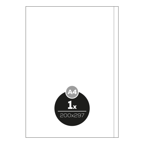 Etikety Top Stick A4/100 ks, 200x297 mm - 1 etiketa, biela