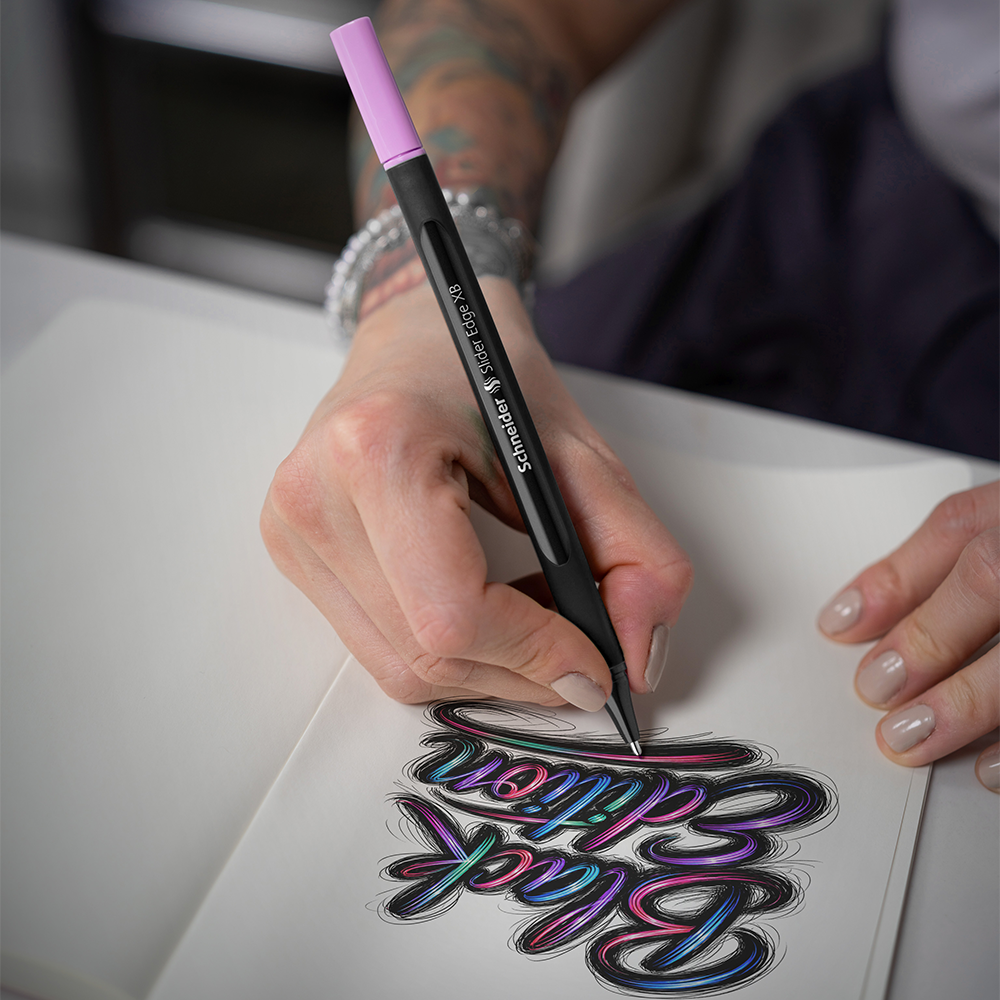 Pero guľôčkové Schneider Slider Edge XB Black Edition - sada 4 ks