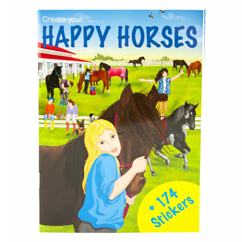 Kreatívny zošit create your - happy horses