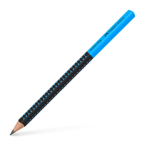 Grafitová ceruzka Faber-Castell Grip Jumbo / B čierna/modrá