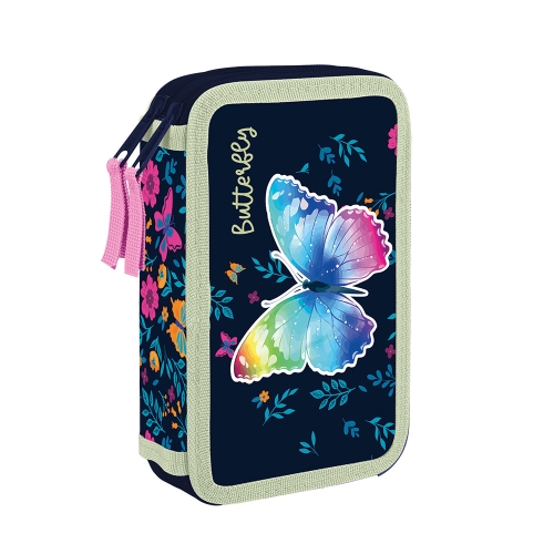 2-tier pencil case, empty - Butterfly 2