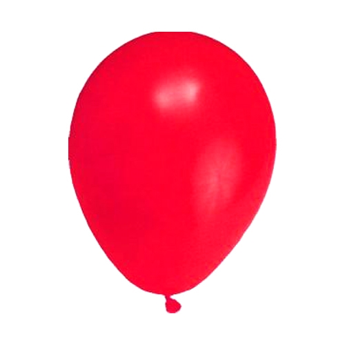 Balón M 25 cm, červený /10 ks/