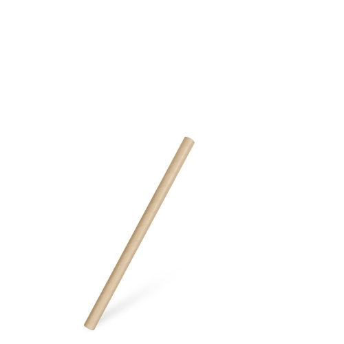 Kraft paper straw `JUMBO` O8mm x 15cm [100 pcs]