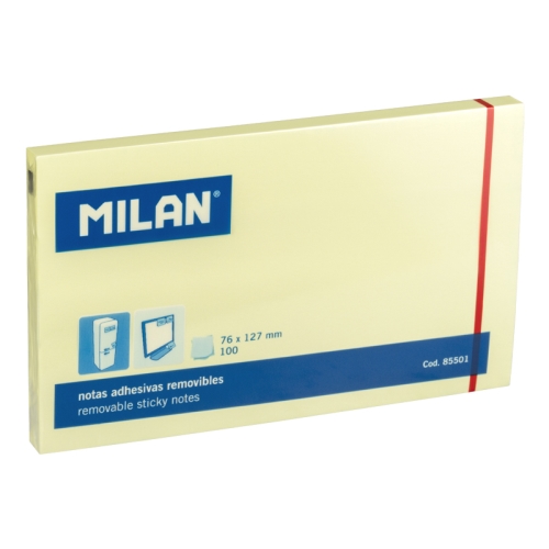 Blok lepiaci MILAN Pastel 76 x 127 mm 100 l.