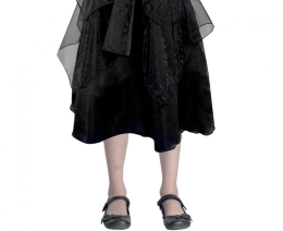 Detský kostým Gotické školácke plesové šaty, veľkosť 120/130 cm (1)