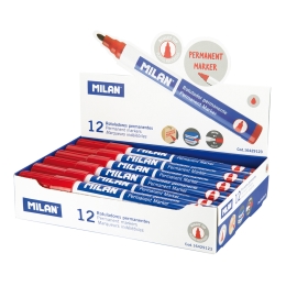 MILAN Permanent Marker 1-4 mm, red (1)