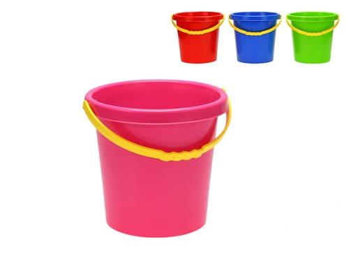 4asstd color (green,blue,red,pink) 17cm plastic bucket