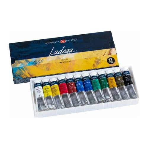 Olejové farby 12x18 ml - sada
