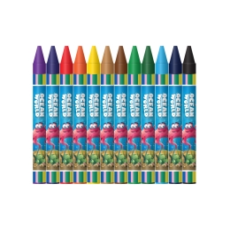 Wax crayons 12 pcs Ocean World (1)
