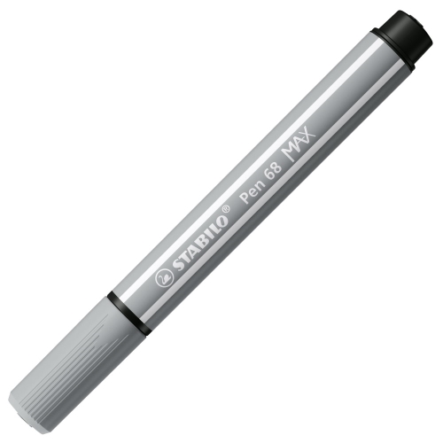 Fix vláknový STABILO Pen 68 MAX strieborno šedý