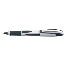 Roller bombičkový SCHNEIDER Ray white-dark grey - modrá náplň (5)