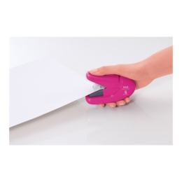Plus Paper Clinch Stapler mini 106AB (6 sheet) pink (25346)
