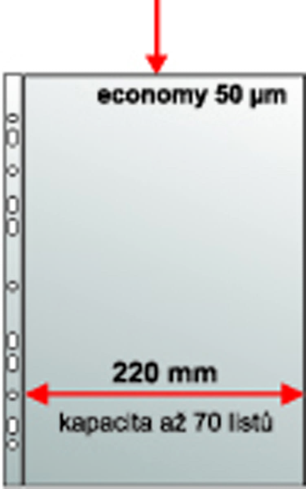 Euroobal A4 U MAXI PP eurozáv. krupička, 50 µm 235x305mm (balenie 50 ks)