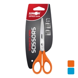 Nožnice PVC Office color 6"/15 cm