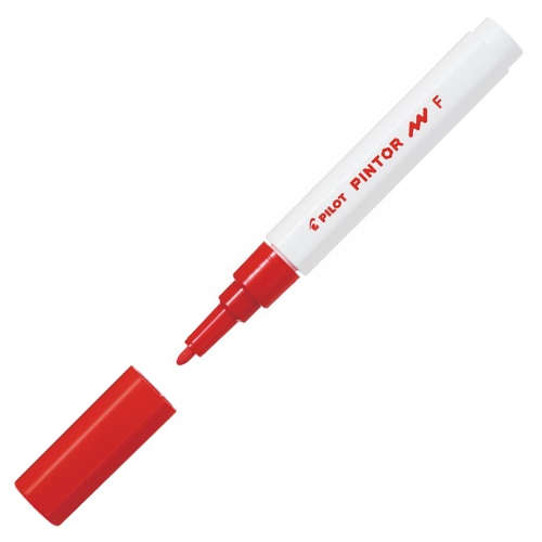 Pintor, PO, Fine, acrylic marker red