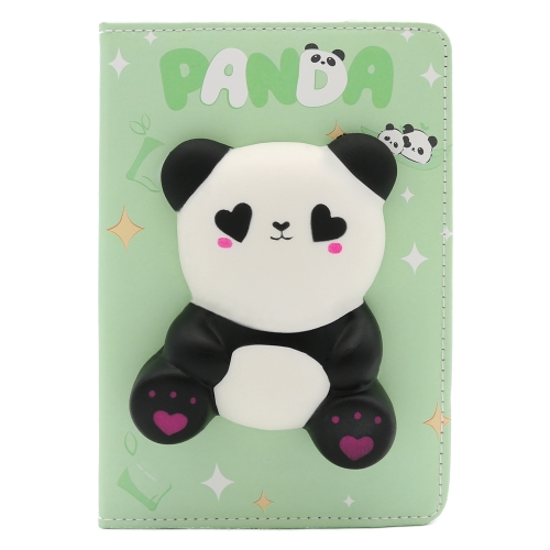Detský zápisník 127 x 175 mm, 80 listov, mäkká PU obálka - Panda
