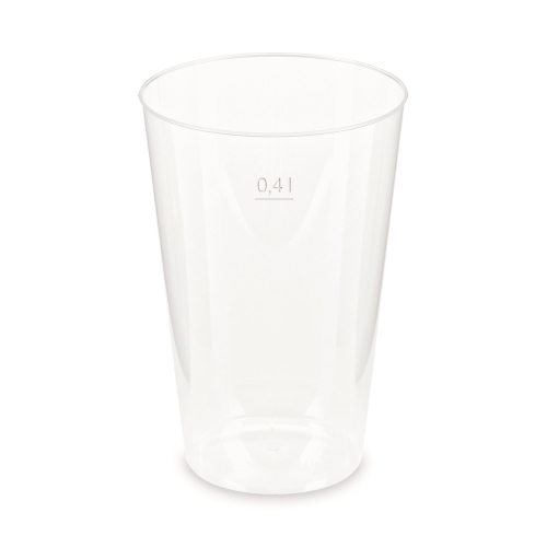 Returnable cup (PP) reusable extra-strong O87mm 0.4L [10 pcs]