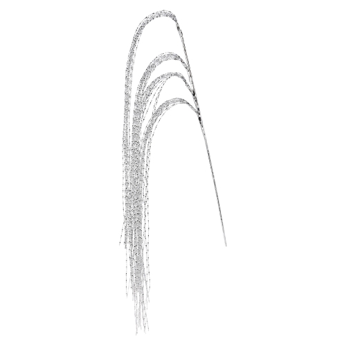 BRANCH SPIRAL 120CM SILVER